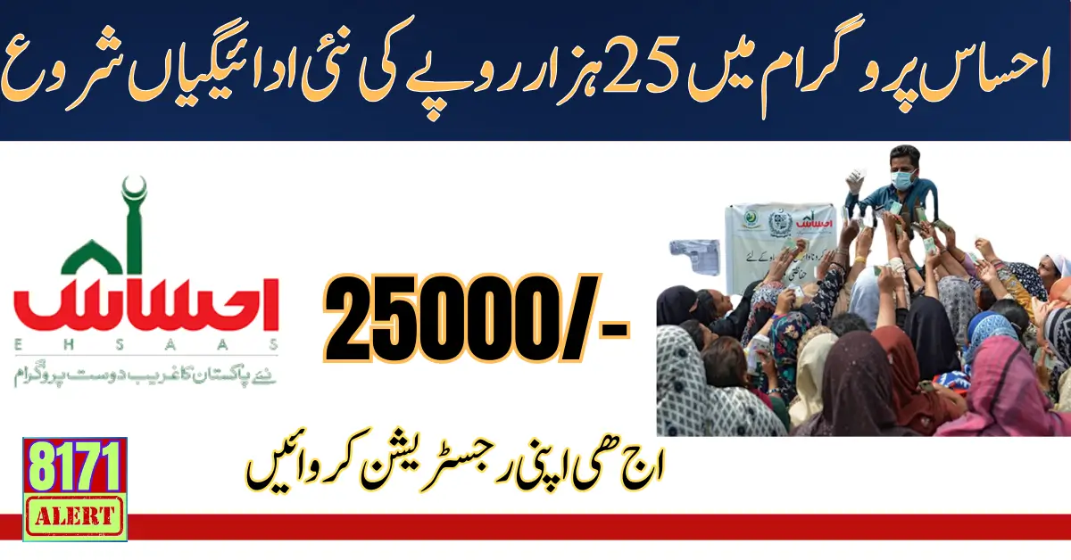 Ehsaas Program CNIC Check 25000 Registration Update 2024