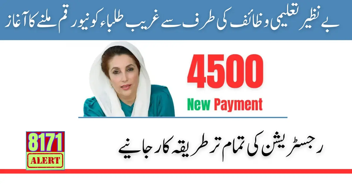 Verification Payment Method Through Be-Form In Benazir Taleemi Wazaif