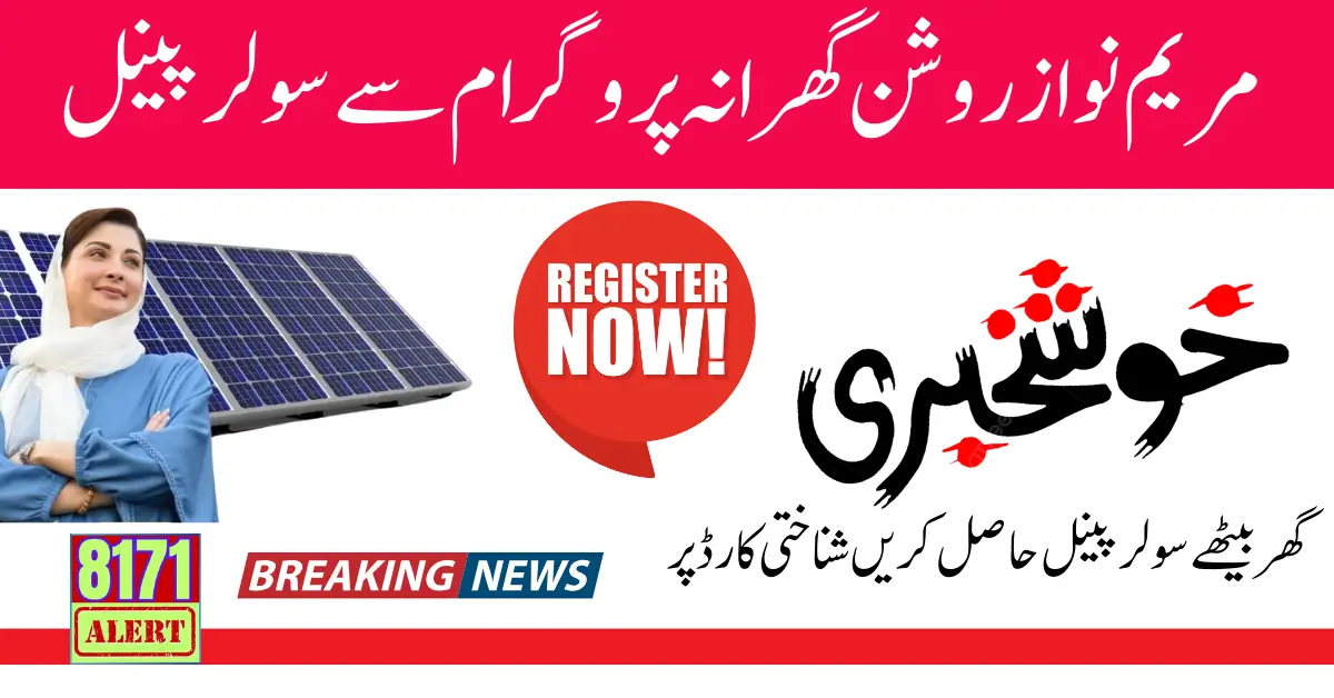 Solar Panel From Maryam Nawaz Roshan Gharana Program 2024