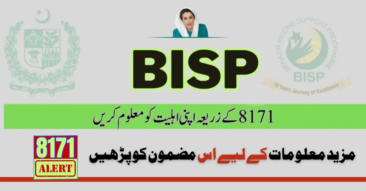 BISP Program 8171 Online Result Check 2024 New Updates