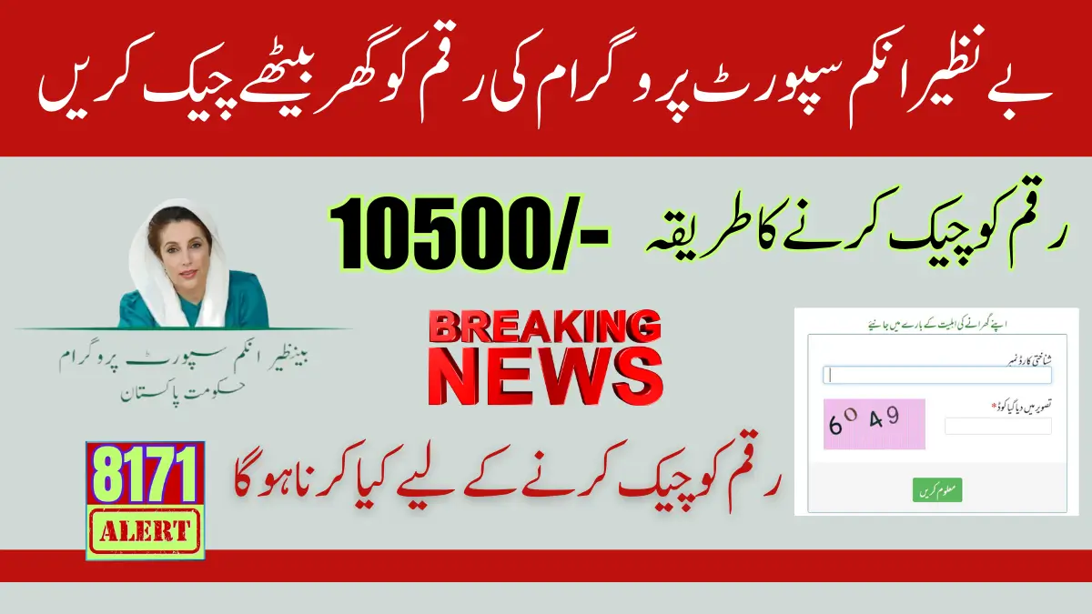 How To Check Phase 2 BISP 10500 Payment | Benazir Paise Check